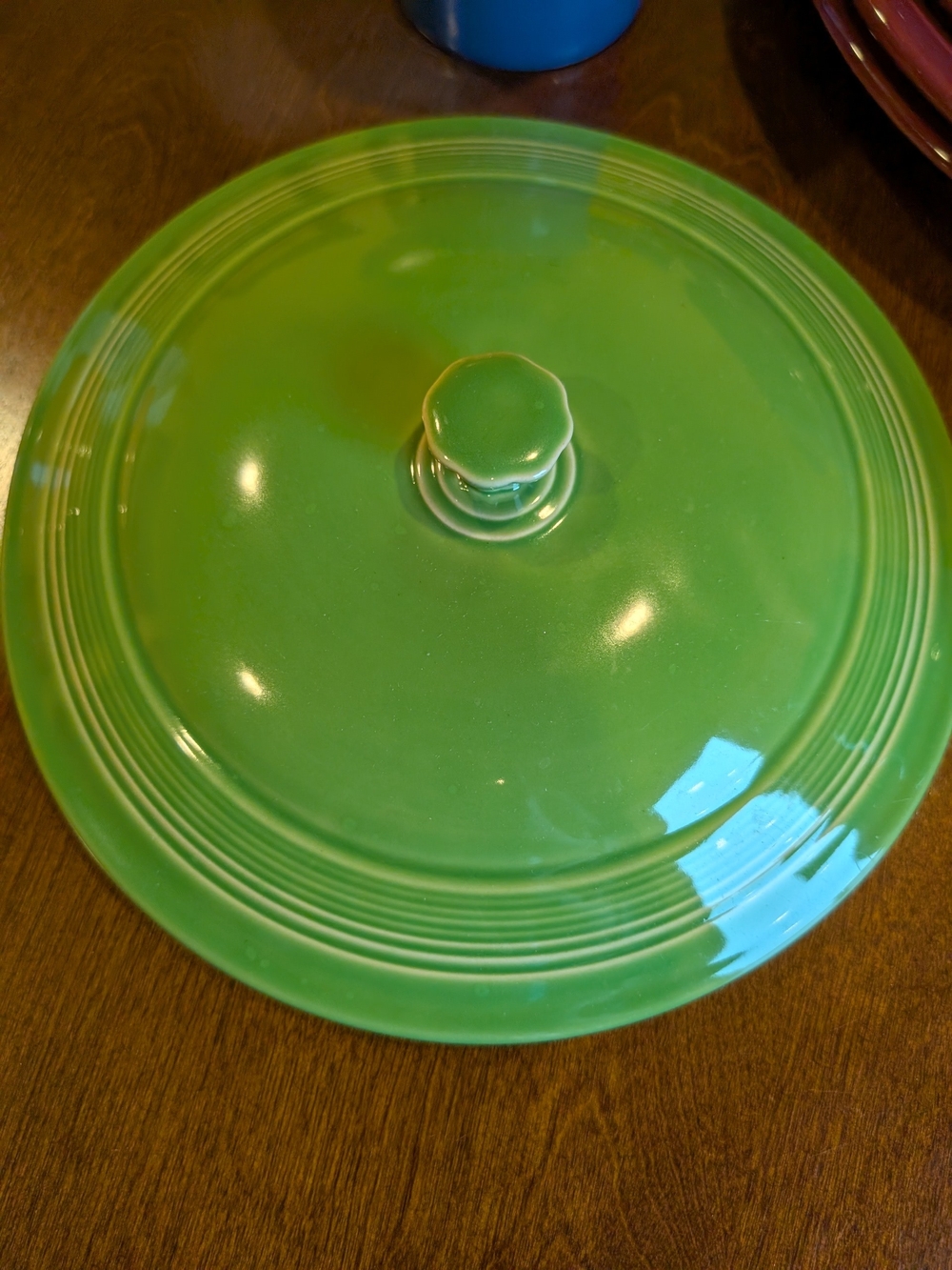 Fiestaware Shamrock Green Casserole Dish Lid Only